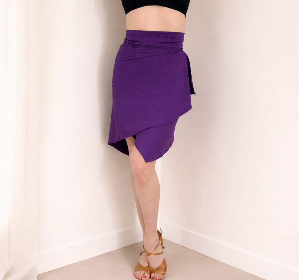 Violet Scarf Skirt